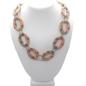 Handmade Calypso Studios Clay Link Necklace